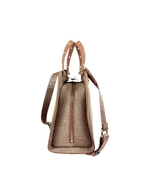 BORBONESE BORSA BAULETTO M. MUSHROOM MARRONE BORBONESE BORSA BAULETTO M. MUSHROOM MARRONE 3
