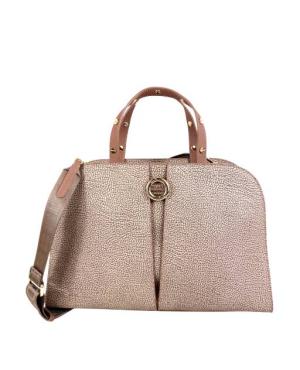 BORBONESE BORSA BAULETTO M. MUSHROOM MARRONE