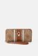 GUESS PORTAFOGLIO ERENIA SLG LARGE ZIP AROUND  LATTE LOGO 
