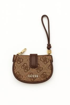 GUESS PORTACHIAVI NOELLE II  LATTE LOGO 