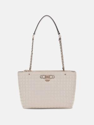 GUESS BORSA NADIRA STATUS TOTE  LIGHT TAUPE