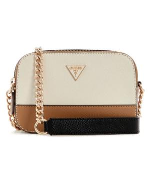 GUESS BORSA NOELLE II CROSSBODY CAMERA  TAN MULTI  TAN MULTI 