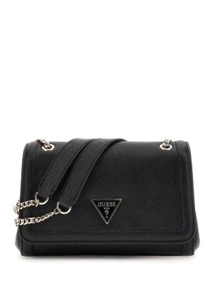 GUESS BORSA NOELLE II CNVRTBLE XBODY FLAP  BLACK 