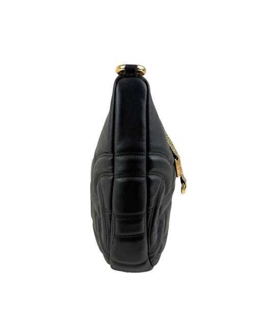 BORBONESE BORSA HOBO L NERO/OP NATURALE NERO BORBONESE BORSA HOBO L NERO/OP NATURALE NERO 2