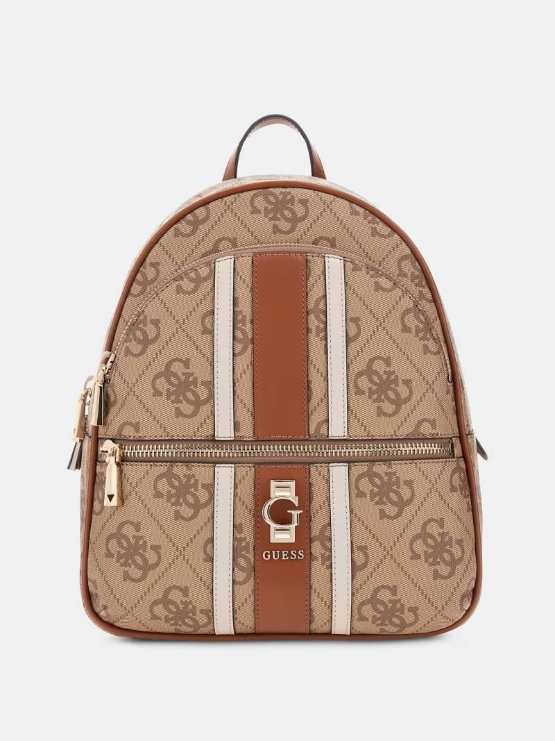 GUESS ZAINO ERENIA LARGE BACKPACK LATTE LOGO GUESS ZAINO ERENIA LARGE BACKPACK LATTE LOGO 1