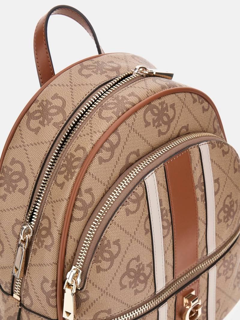 GUESS ZAINO ERENIA LARGE BACKPACK LATTE LOGO GUESS ZAINO ERENIA LARGE BACKPACK LATTE LOGO 3
