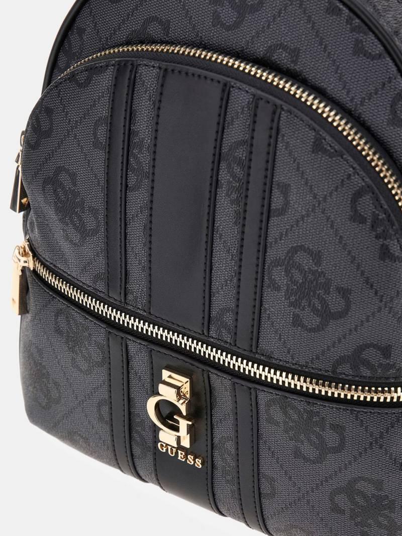 GUESS ZAINO ERENIA LARGE BACKPACK COAL LOGO COAL LOGO GUESS ZAINO ERENIA LARGE BACKPACK COAL LOGO COAL LOGO 4