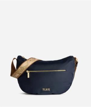 ALVIERO MARTINI 1^ CLASSE BORSA TRACOLLA MEZZALUNA GRANDE BLU NOTTE  BLU NOTTE 
