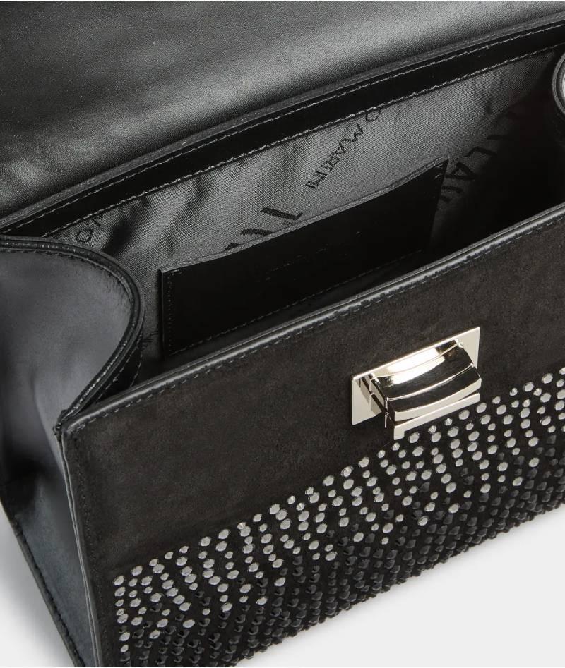 ALVIERO MARTINI 1^ CLASSE BORSA MINI TOTE CON PATTA NERO ALVIERO MARTINI 1^ CLASSE BORSA MINI TOTE CON PATTA NERO 3