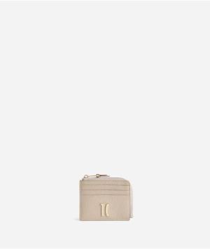 ALVIERO MARTINI 1^ CLASSE PORTACARTE ZIP TAUPE  TAUPE 