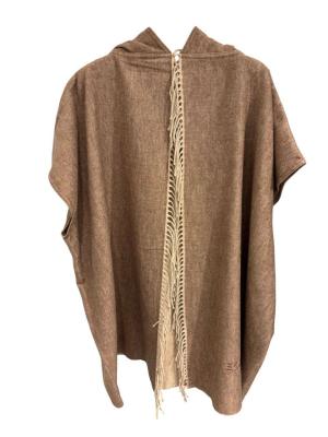 BORBONESE MANTELLA C/CAPPUCCIO BROWN/ BEIGE  BROWN/BEIGE 