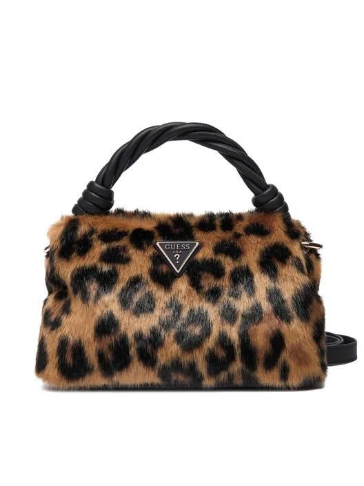 GUESS BORSA SHAIDA TOP HANDLE LEOPARDATO GUESS BORSA SHAIDA TOP HANDLE LEOPARDATO 1