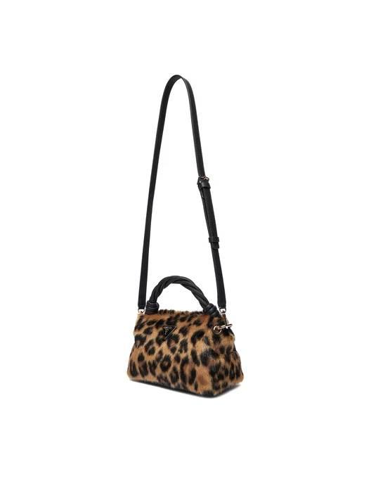 GUESS BORSA SHAIDA TOP HANDLE LEOPARDATO GUESS BORSA SHAIDA TOP HANDLE LEOPARDATO 5