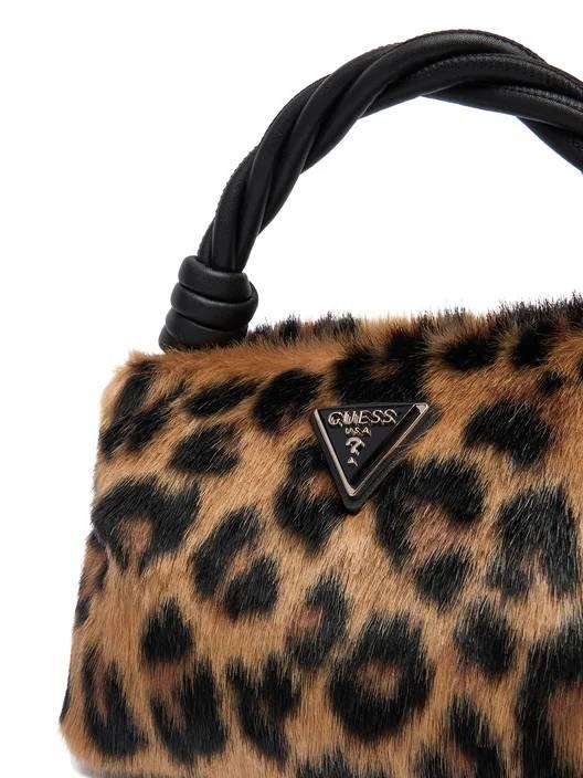 GUESS BORSA SHAIDA TOP HANDLE LEOPARDATO GUESS BORSA SHAIDA TOP HANDLE LEOPARDATO 4