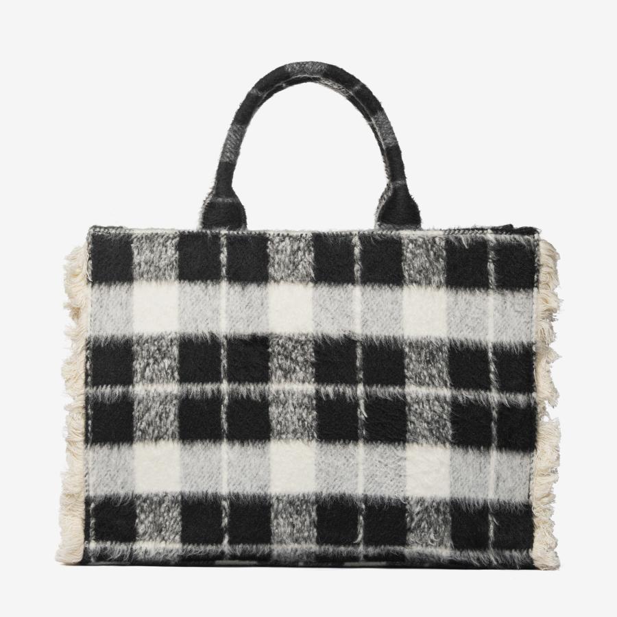 MARC ELLIS BORSA BUBY CHECK L BLACK  3