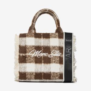 MARC ELLIS BORSA BUBY CHECK S  COCOA 