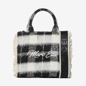 MARC ELLIS BORSA BUBY CHECK S BLACK  BLACK 