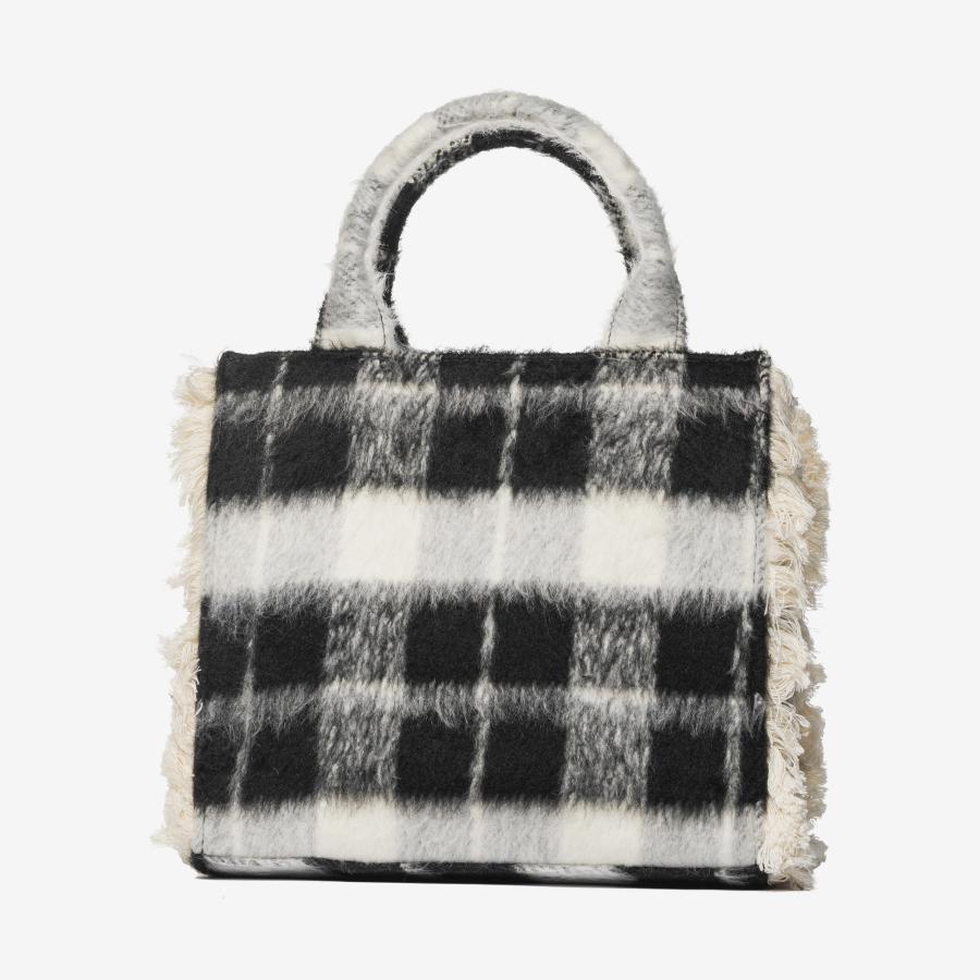 MARC ELLIS BORSA BUBY CHECK S BLACK  BLACK  3