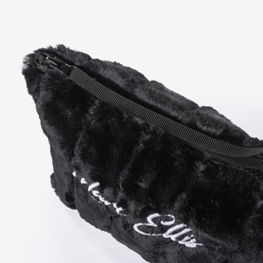 MARC ELLIS POCHETTE BUBY HAIR CLUTCH BLACK  BLACK  3