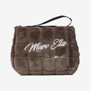 MARC ELLIS POCHETTE BUBY HAIR CLUTCH COCOA  COCOA 