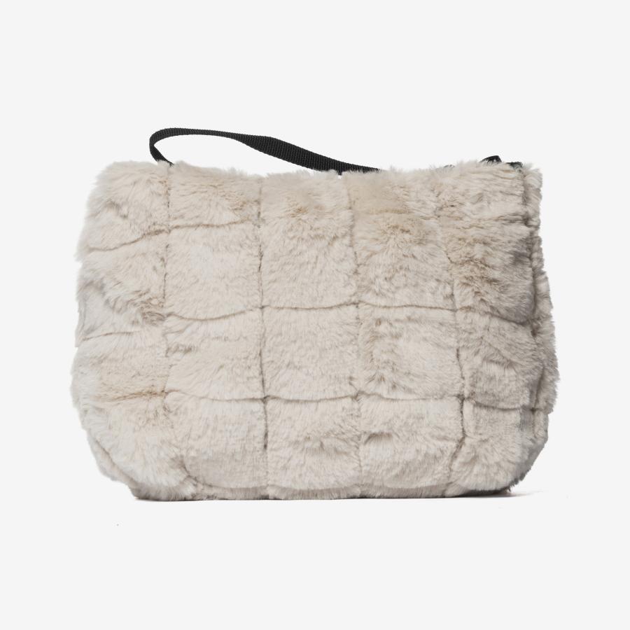 MARC ELLIS POCHETTE BUBY HAIR CLUTCH TAUPE  TAUPE  2