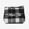 MARC ELLIS POCHETTE BUBY CHECK CLUTCH BLACK  BLACK 