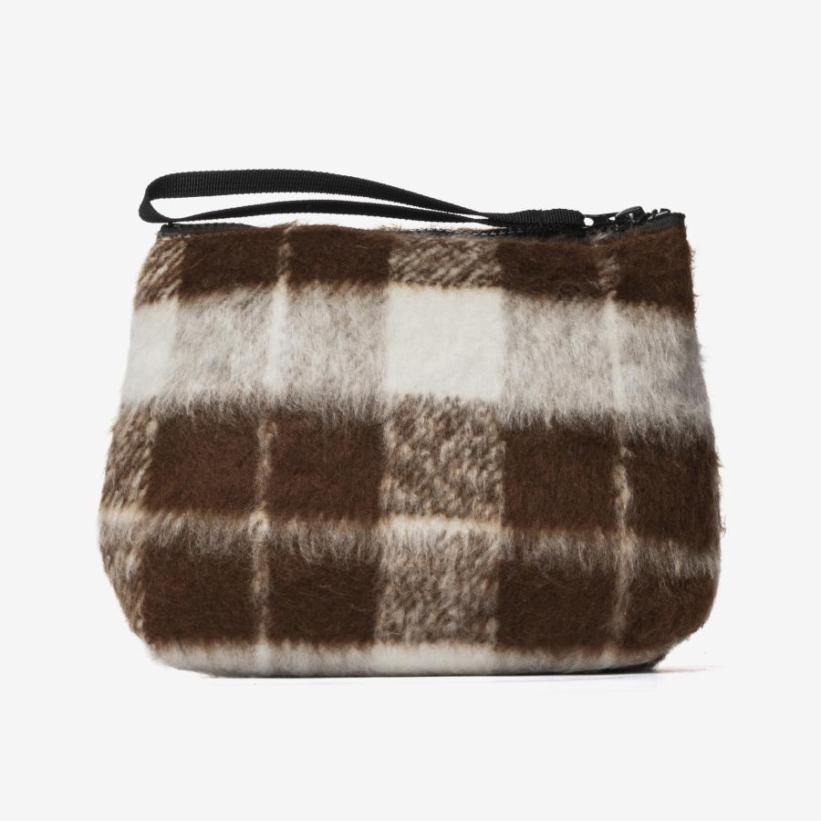 MARC ELLIS POCHETTE BUBY CHECK CLUTCH COCOA COCOA MARC ELLIS POCHETTE BUBY CHECK CLUTCH COCOA COCOA 2