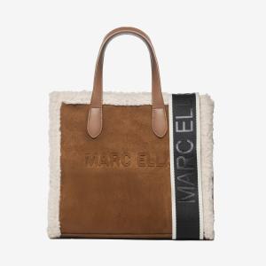MARC ELLIS BORSA BUBY SUEDE M DARCK CUOIO  DARK CUOIO 