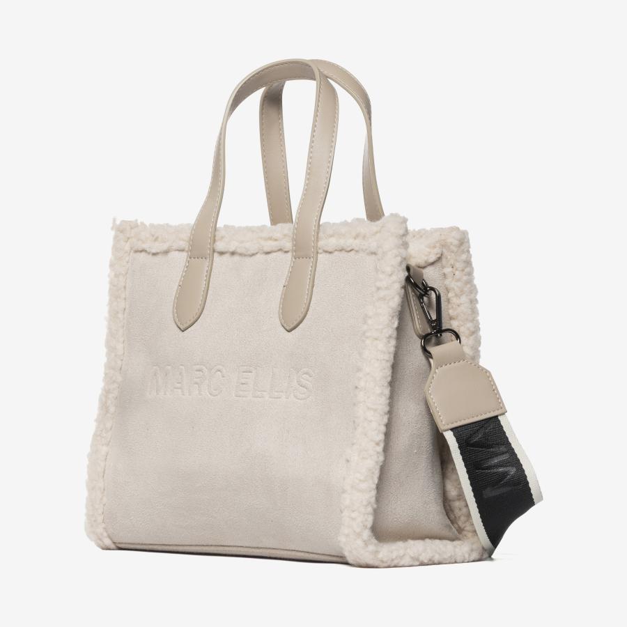 MARC ELLIS BORSA SUEDE M TAUPE TAUPE MARC ELLIS BORSA SUEDE M TAUPE TAUPE 2