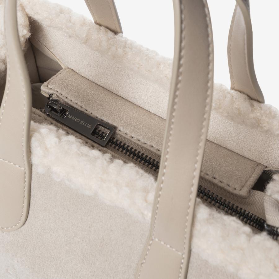 MARC ELLIS BORSA SUEDE M TAUPE TAUPE MARC ELLIS BORSA SUEDE M TAUPE TAUPE 4