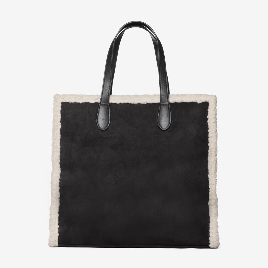 MARC ELLIS BORSA BUBY SUEDE L BLACK  BLACK  3
