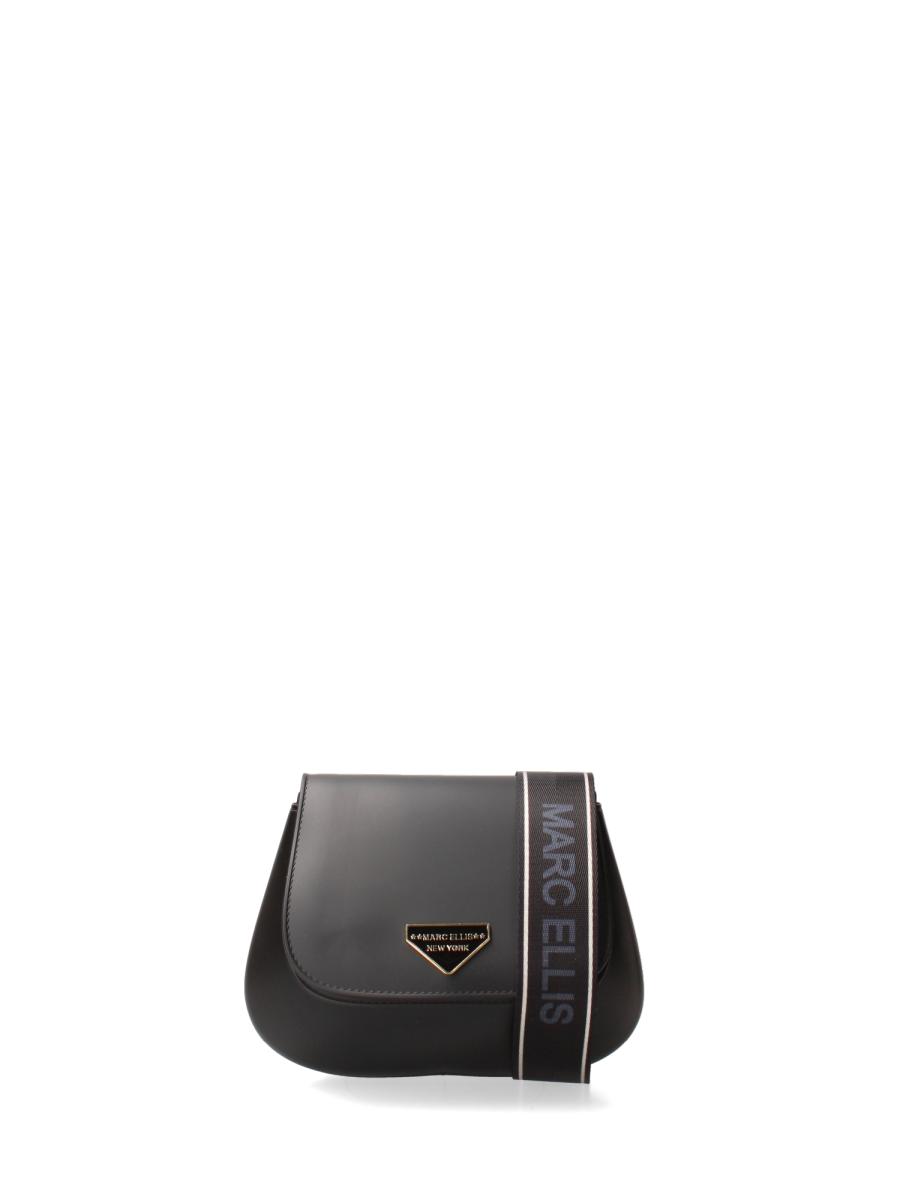 MARC ELLIS BORSA FLAT SWIPE BLACK  BLACK/LIGHT GOLD 2