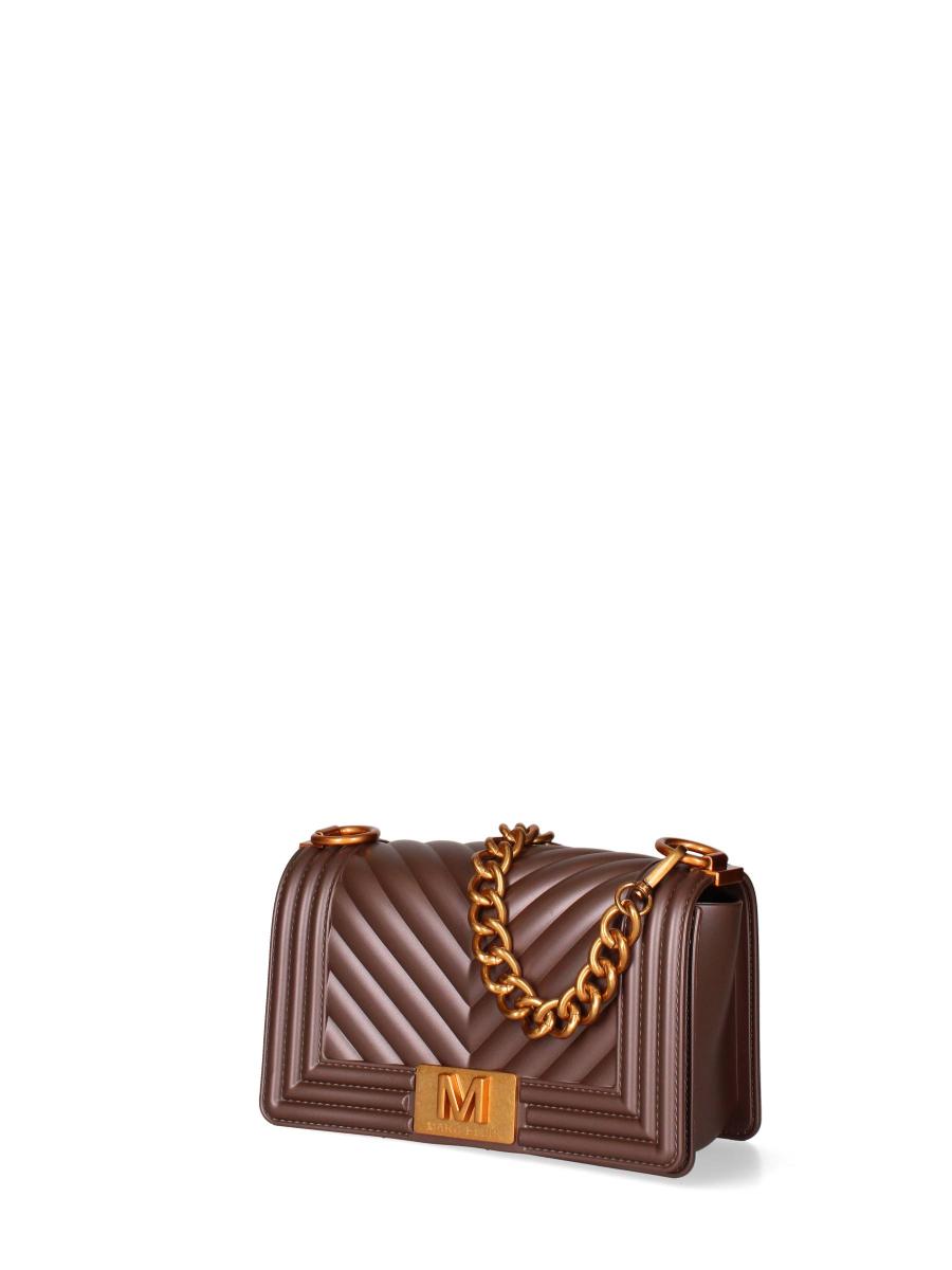 MARC ELLIS BORSA FLAT S COCOA COCOA RAME MARC ELLIS BORSA FLAT S COCOA COCOA RAME 3