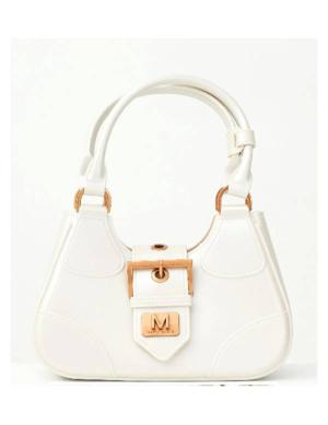 MARC ELLIS BORSA FLAT CIRCLE TAUPE  TAUPE/LIGHT GOLD 