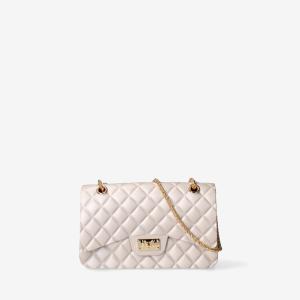 MARC ELLIS BORSA FLAT FALCON M TAUPE  TAUPE/LIGHT GOLD 