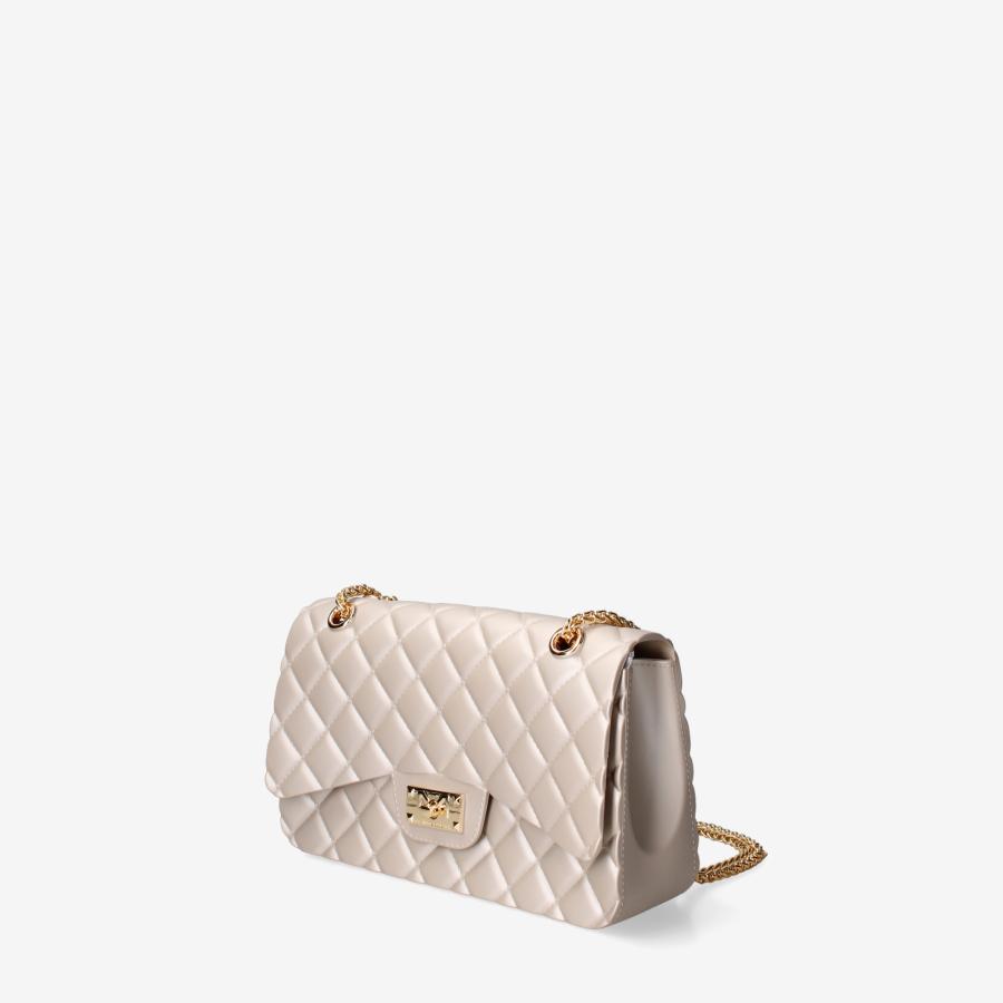 MARC ELLIS BORSA FLAT FALCON M TAUPE TAUPE/LIGHT GOLD MARC ELLIS BORSA FLAT FALCON M TAUPE TAUPE/LIGHT GOLD 2