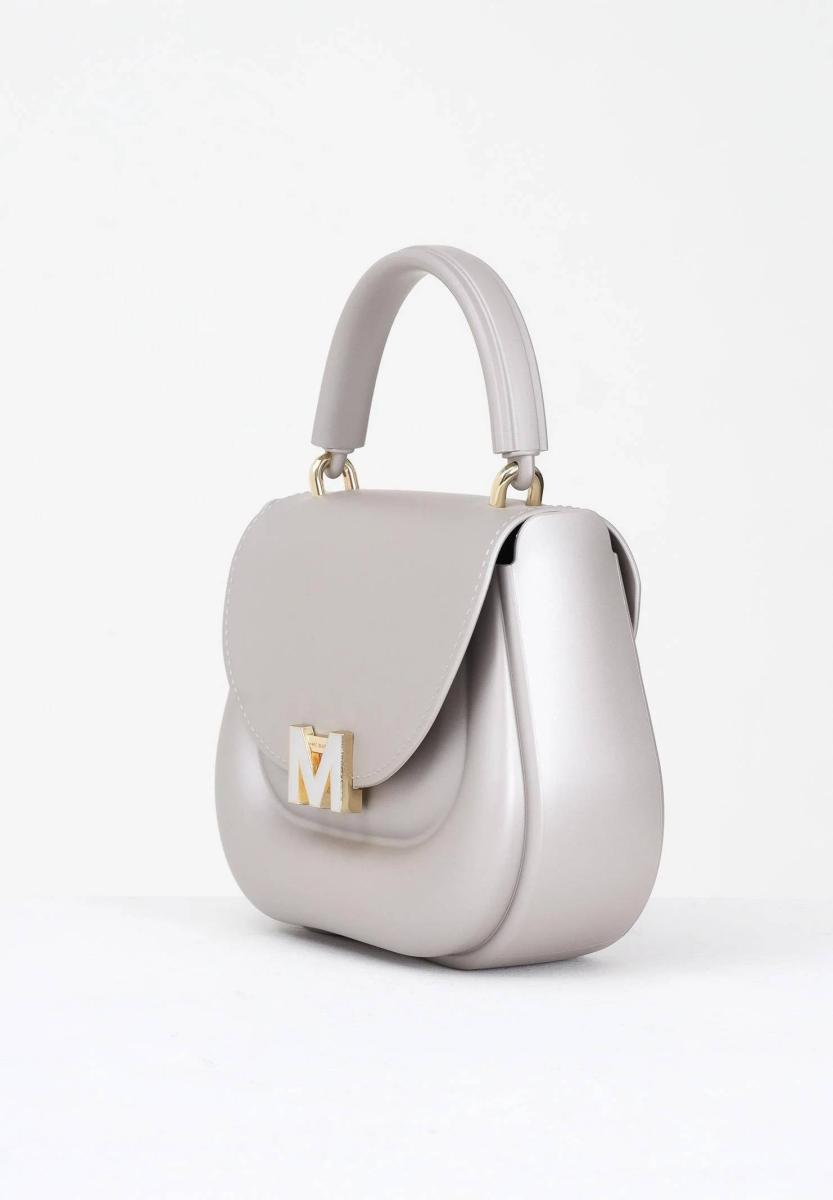 MARC ELLIS BORSA FLAT JELLY TAUPE  TAUPE/LIGHT GOLD  2
