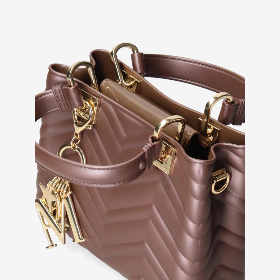 MARC ELLIS BORSA FLAT KRISSY S WEVE COCOA COCOA/LIGHT GOLD MARC ELLIS BORSA FLAT KRISSY S WEVE COCOA COCOA/LIGHT GOLD 4