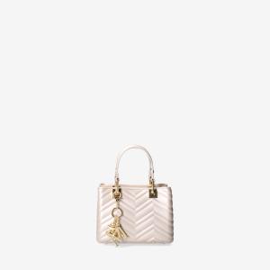 MARC ELLIS BORSA FLAT KRISSY S WEVE TAUPE TAUPE/LIGHT GOLD 