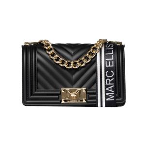 MARC ELLIS BORSA FLAT S BLACK  BLACK/LIGHT GOLD