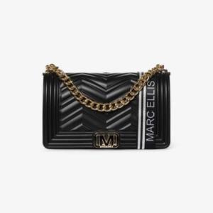 MARC ELLIS BORSA FLAT WAVE S BLACK  BLACK/LIGHT GOLD
