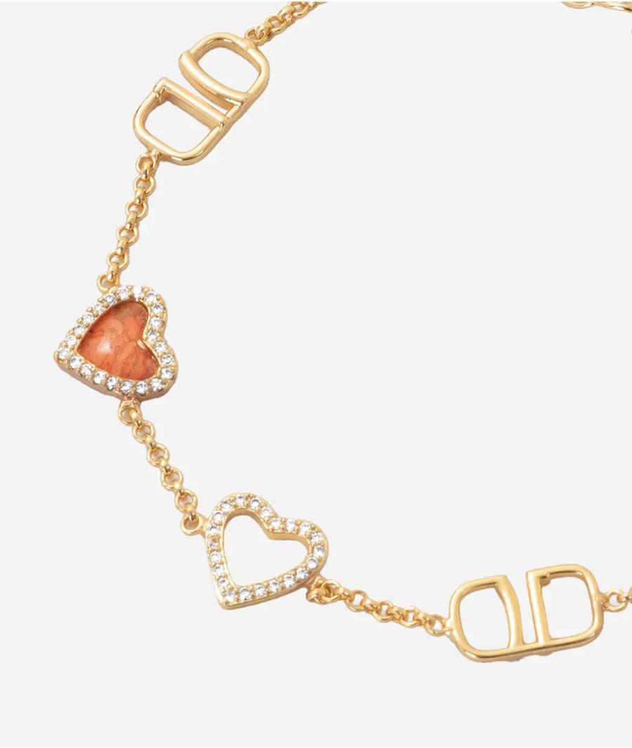 ALVIERO MARTINI 1^ CLASSE BRACCIALE CUORI ORO ALVIERO MARTINI 1^ CLASSE BRACCIALE CUORI ORO 2