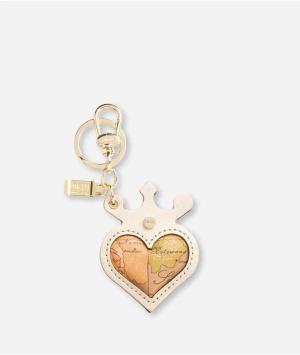 ALVIERO MARTINI 1^ CLASSE PORTACHIAVI CUORE ORO  GEO CLASSIC