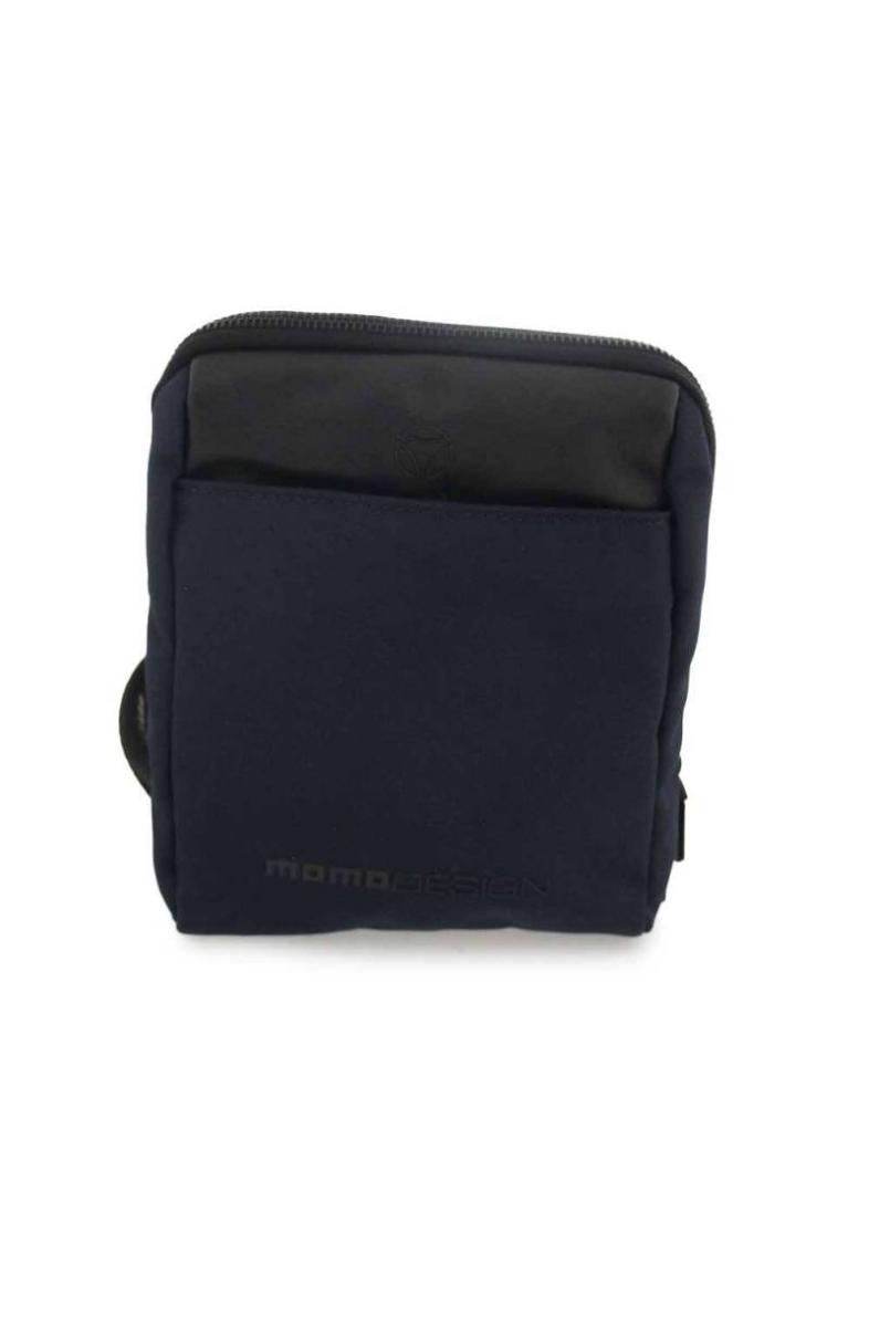 MOMO DESIGN BORSELLO A TRACOLLA  MO-14 MEDIO BLUE/BLACK 1
