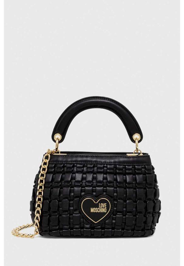 MINI BAG LOVE MOSCHINO BLACK 1