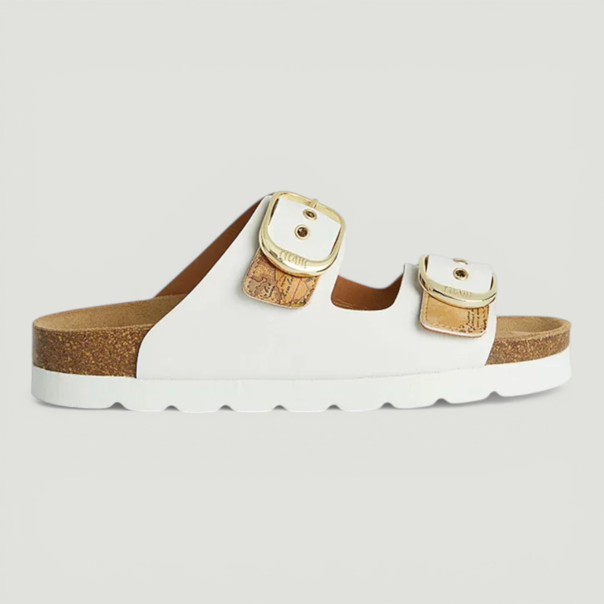 ALVIERO MARTINI 1^CLASSE CIABATTA DOPPIA FIBIA BIANCO
