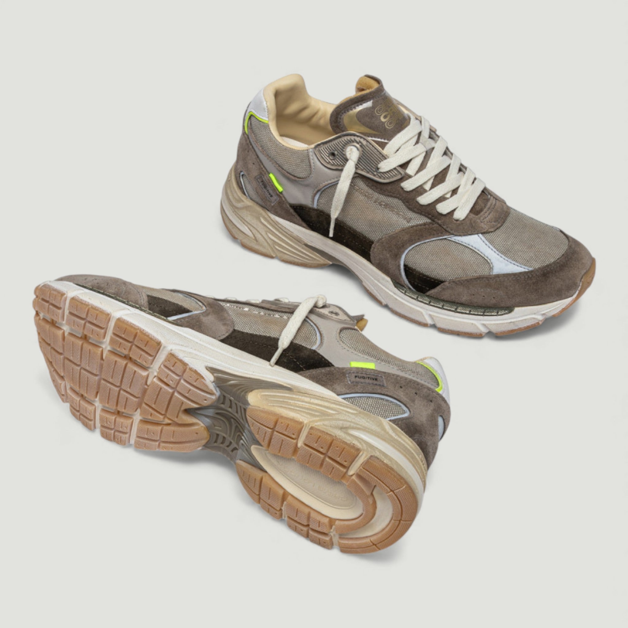 CRIME LONDON SNEAKERS FUGITIVE 9094 MUD RUN MILITARY