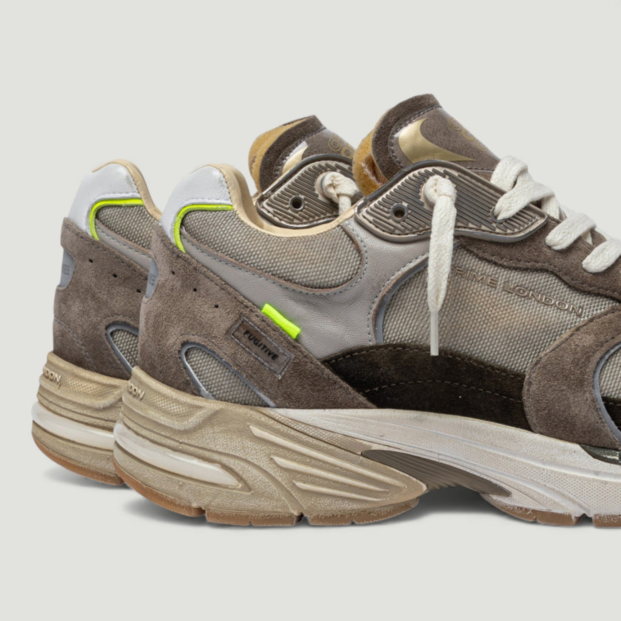 CRIME LONDON SNEAKERS FUGITIVE 9094 MUD RUN MILITARY