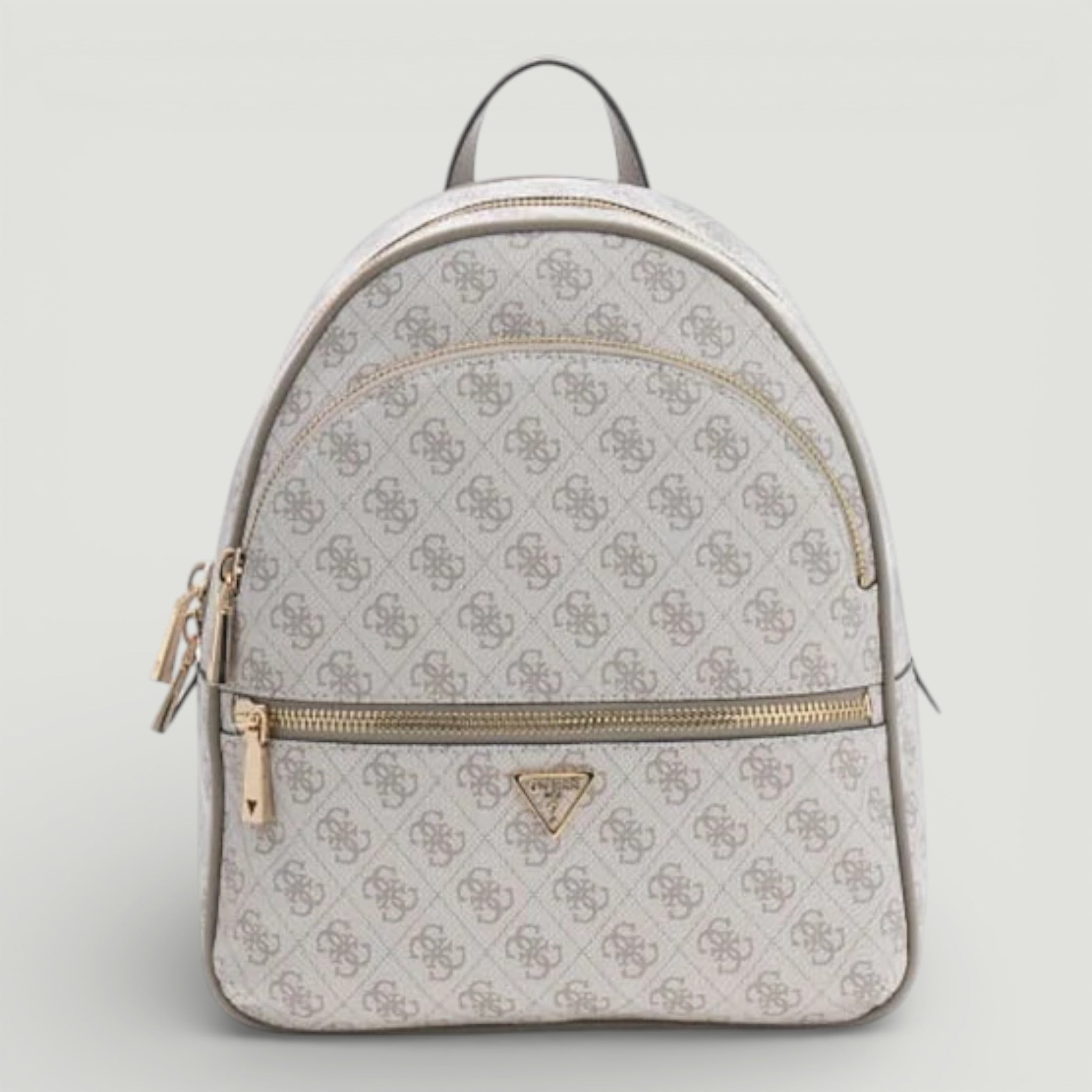 GUESS ZAINO MANHATTAN II LARGE DARK TAUPE LOGO