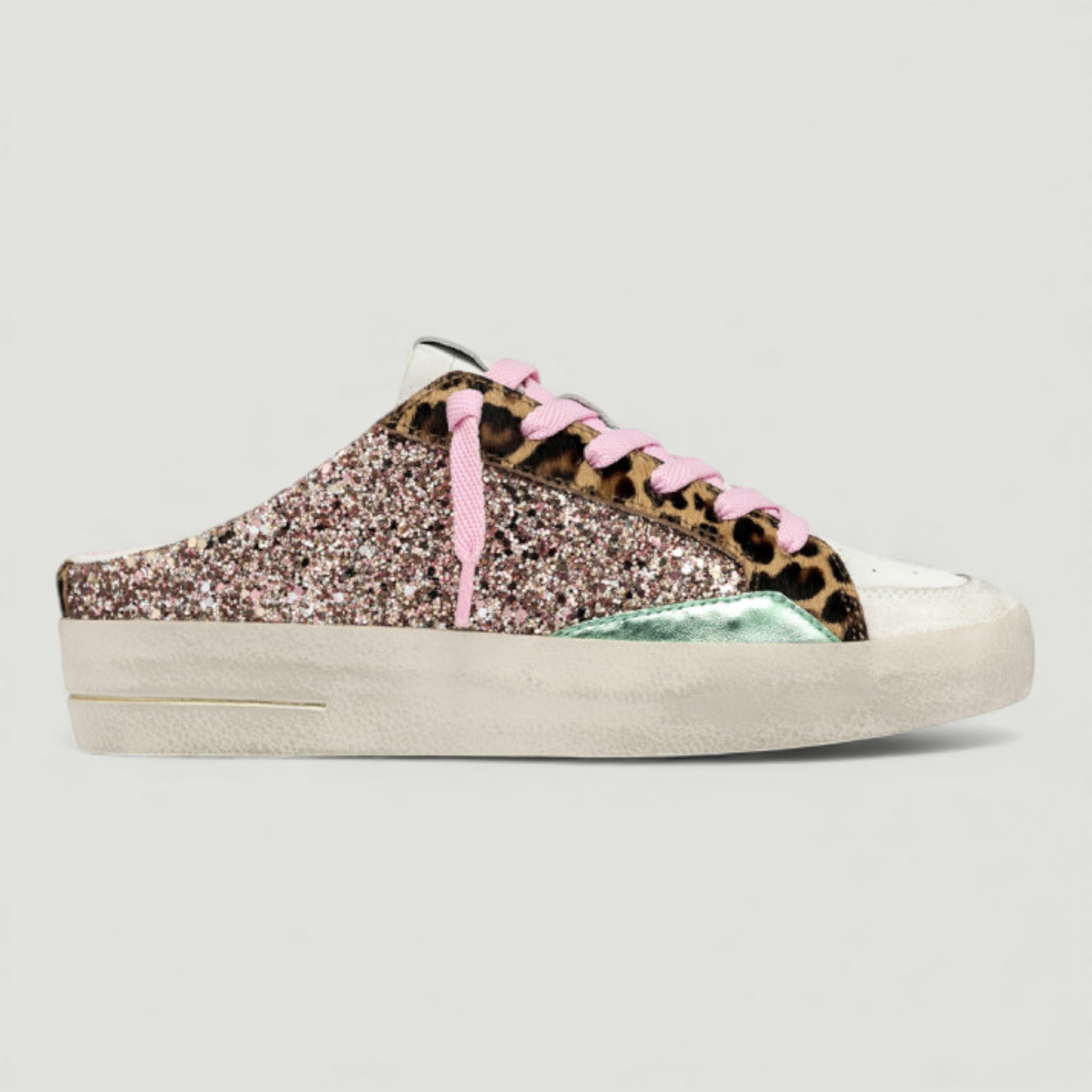 CRIME LONDON SNEAKER SABOT GLITTER